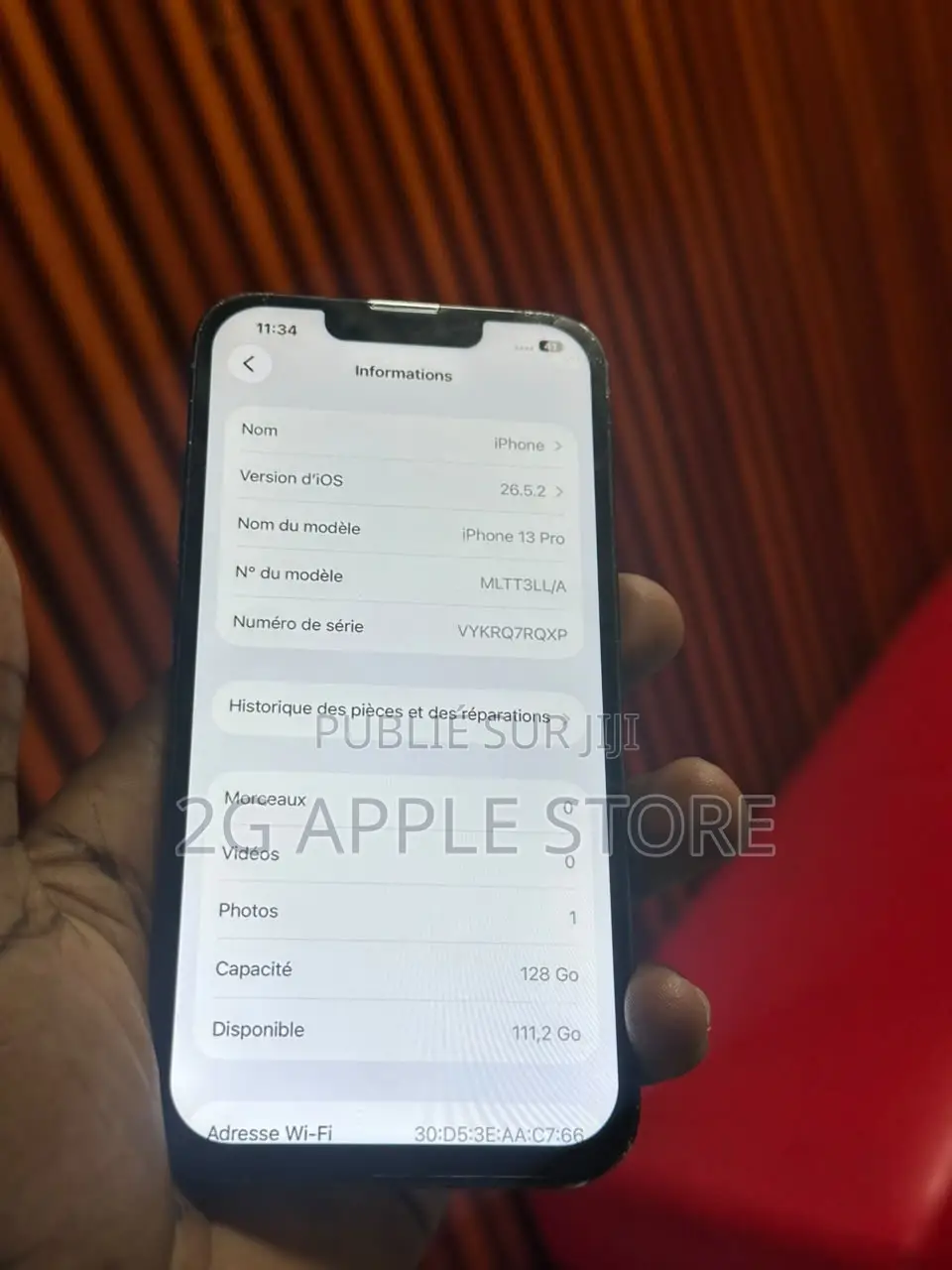Nouveau Apple iPhone 13 Pro 128 GB Gris