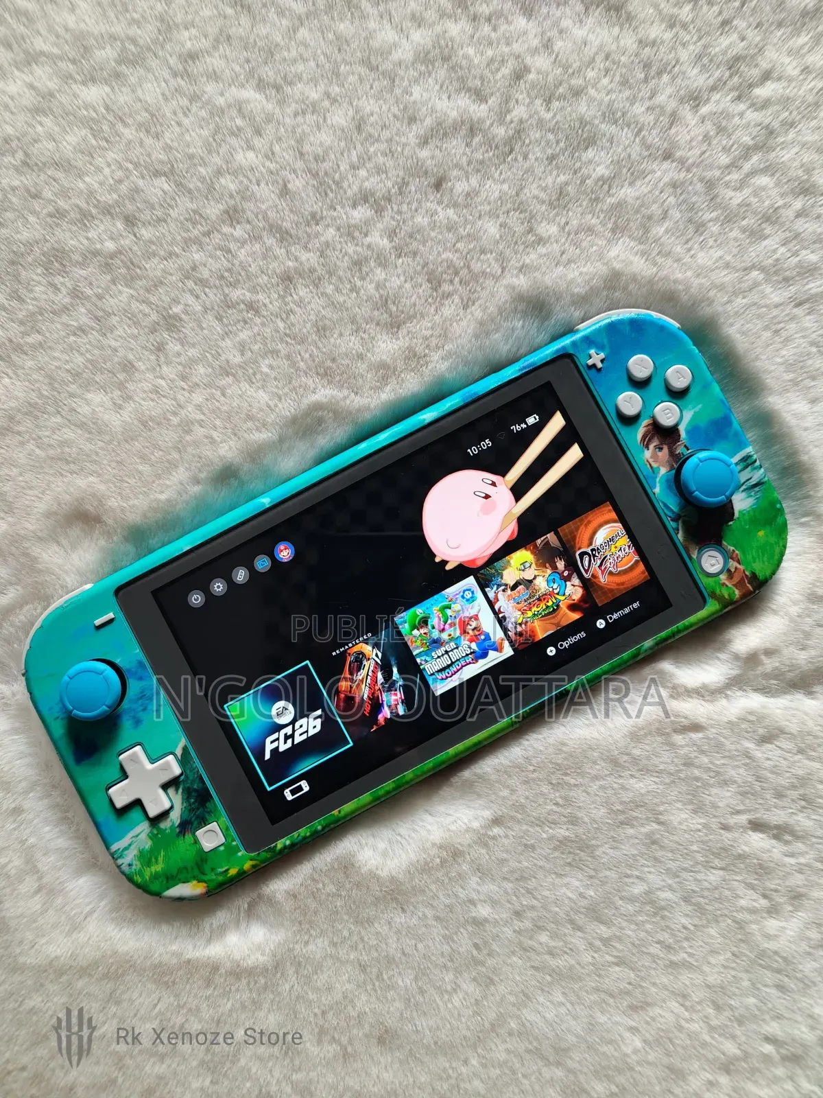 Disponible Switch Lite Cracker + Jeux