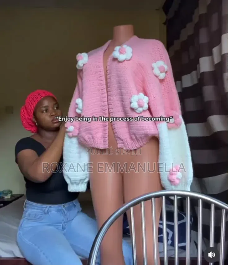 Cardigan Au Crochet