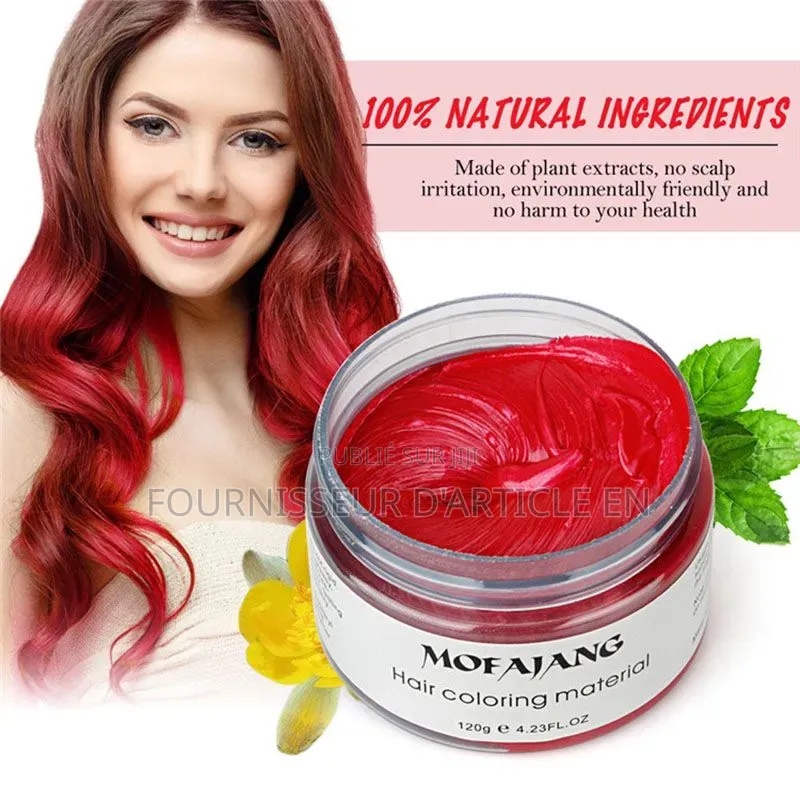 Crème De Coloration Temporaire À La Cire