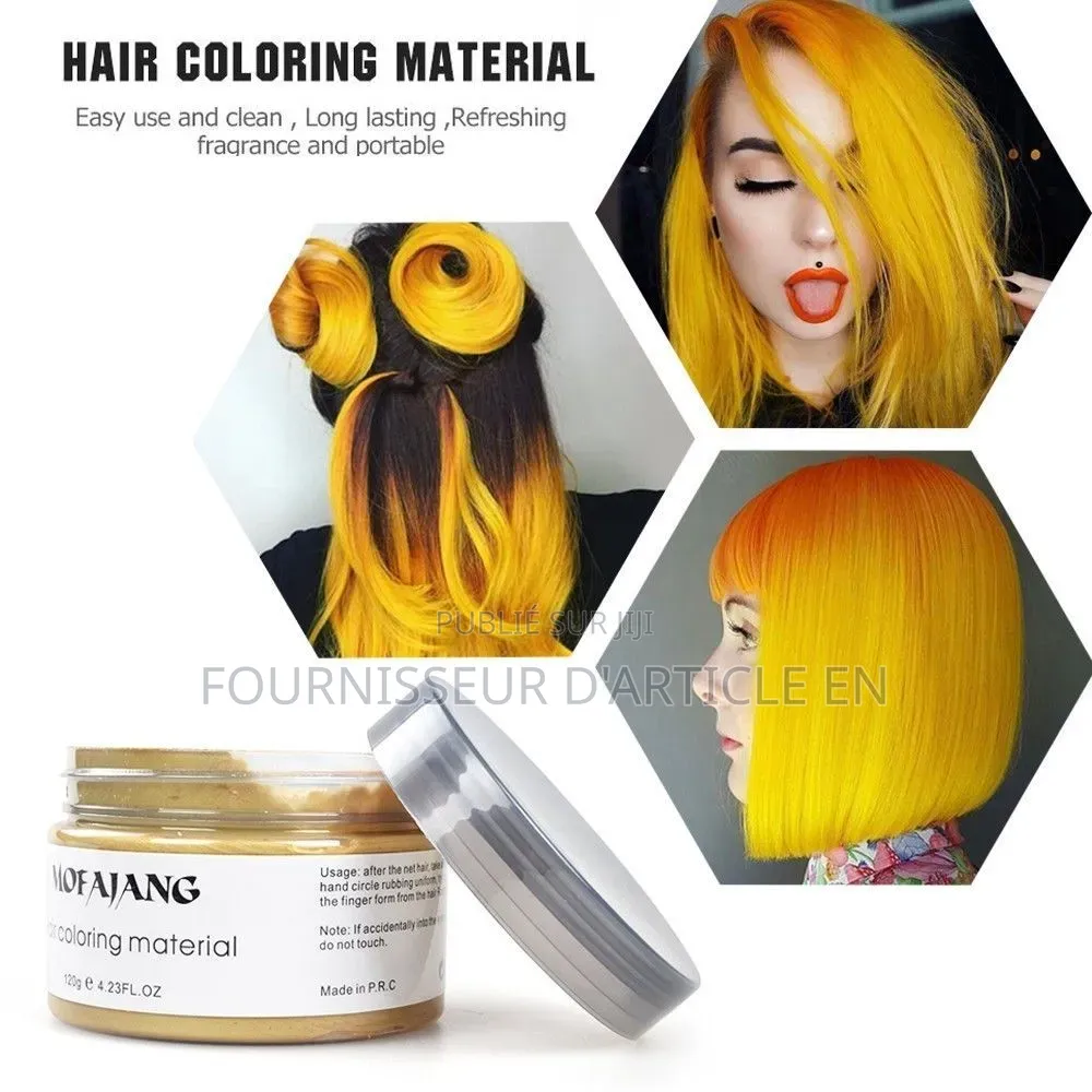 Crème De Coloration Temporaire À La Cire