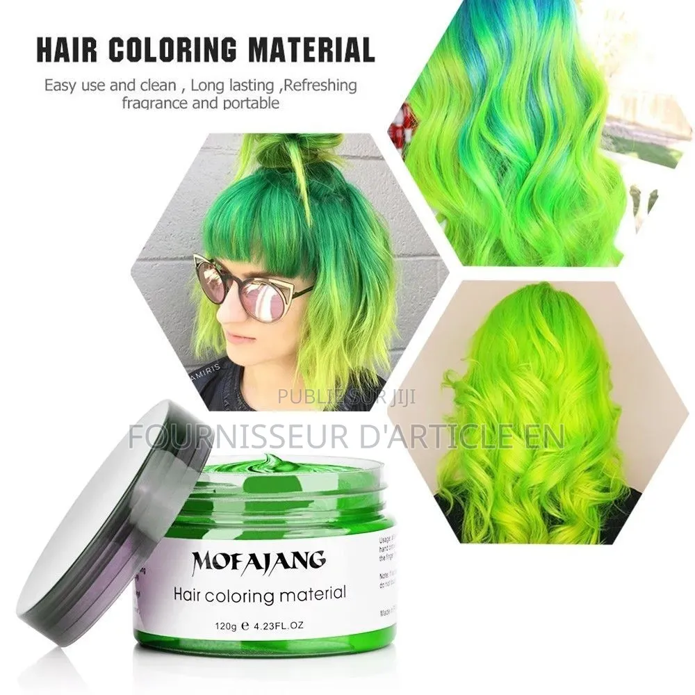 Crème De Coloration Temporaire À La Cire