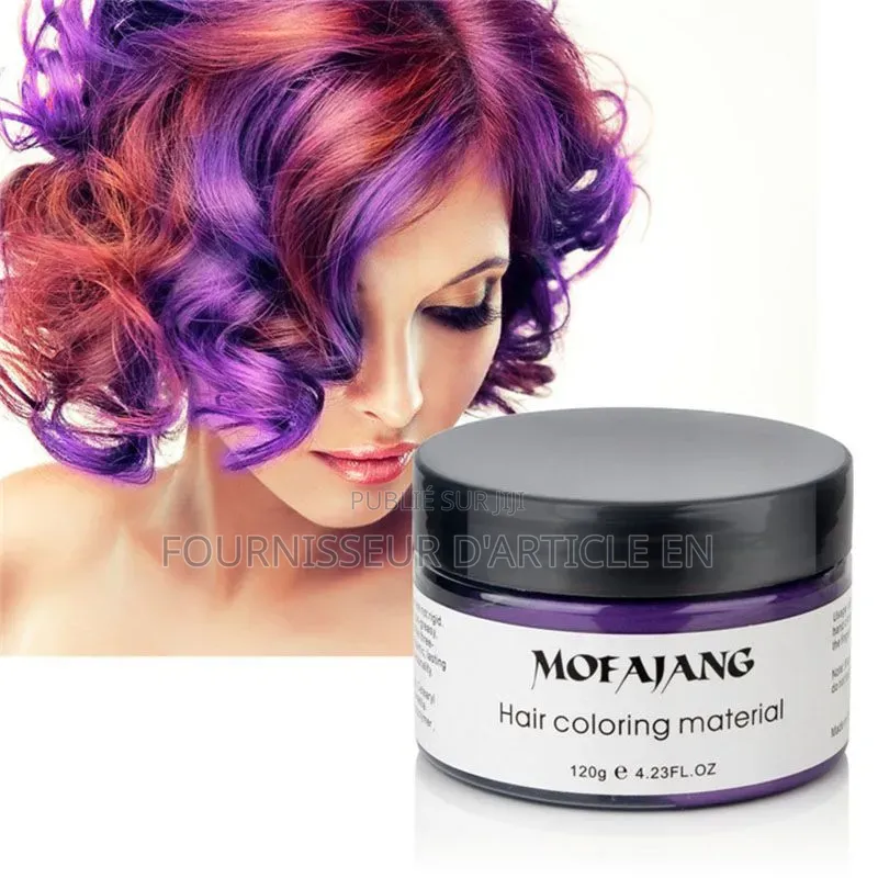 Crème De Coloration Temporaire À La Cire