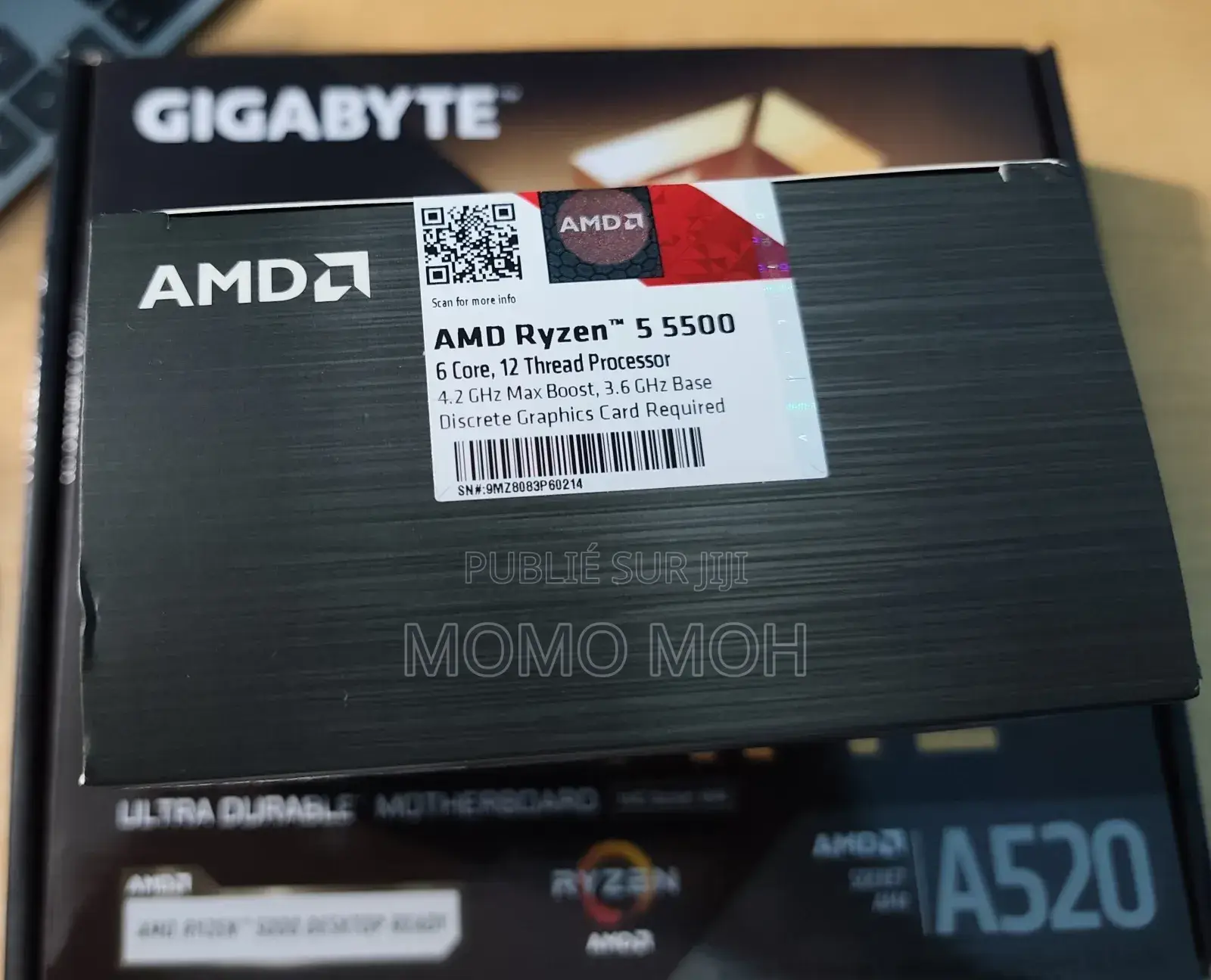 Ryzen 5 / Gigabyte A520m K V2 / Carte Wifi