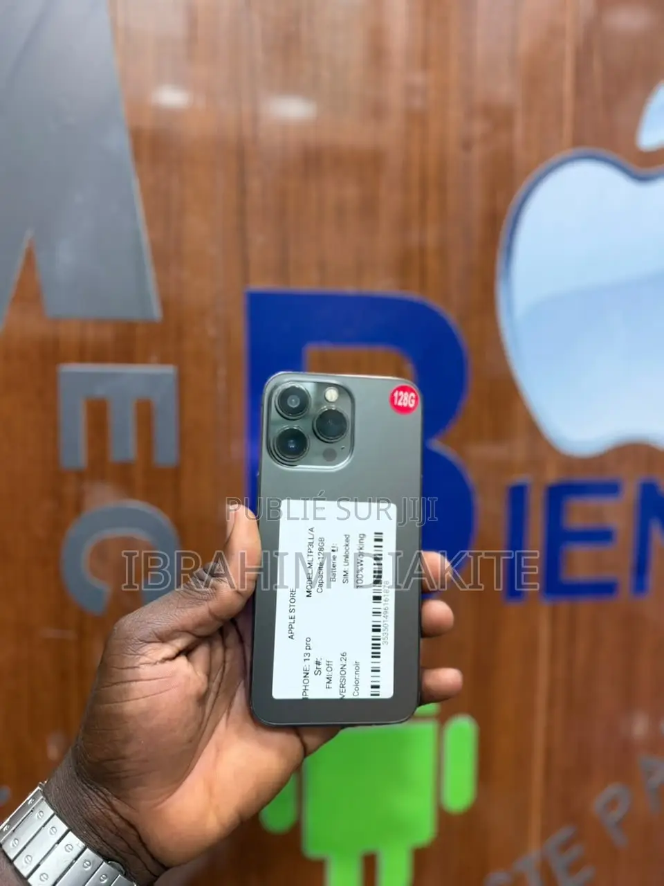 Apple iPhone 13 Pro 128 GB Noir