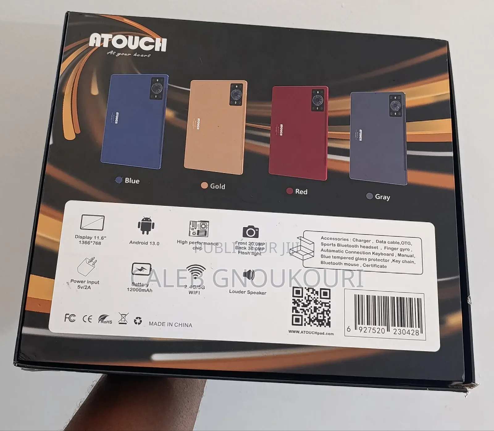 Nouveau Atouch S-Tab 9 512 GB Noir