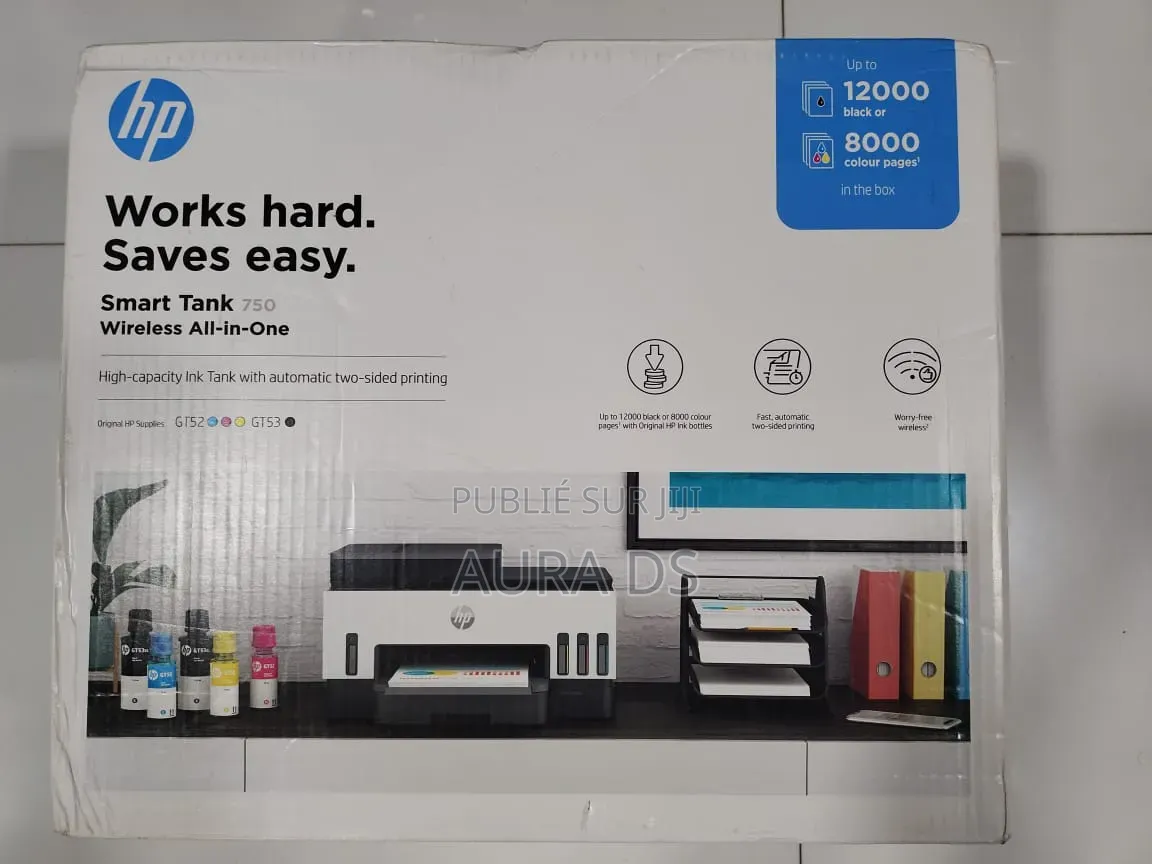 HP Smart Tank 750 – Imprimante Multifonction Sans Fil