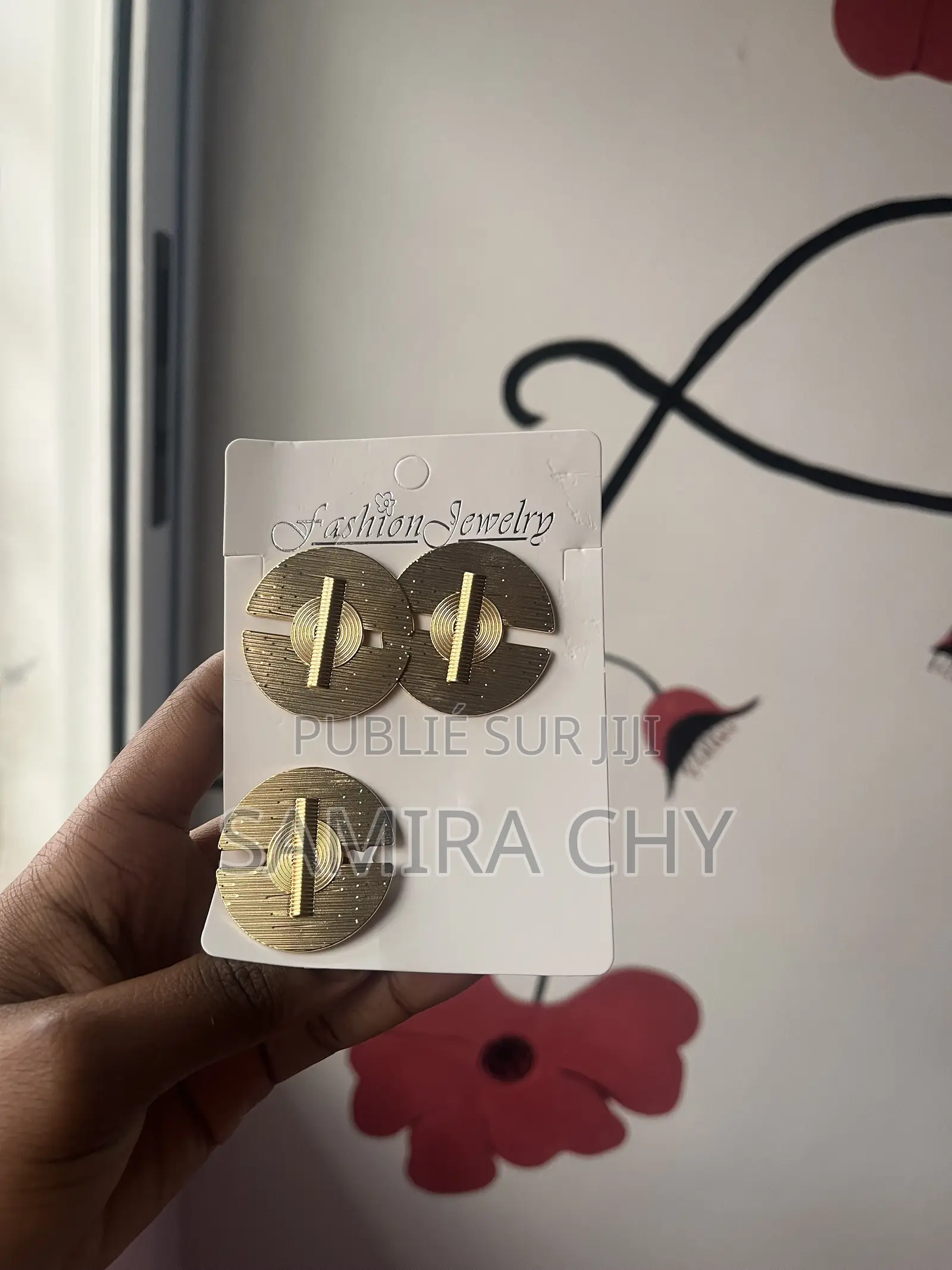 Boucles D’oreilles Avec Bagues