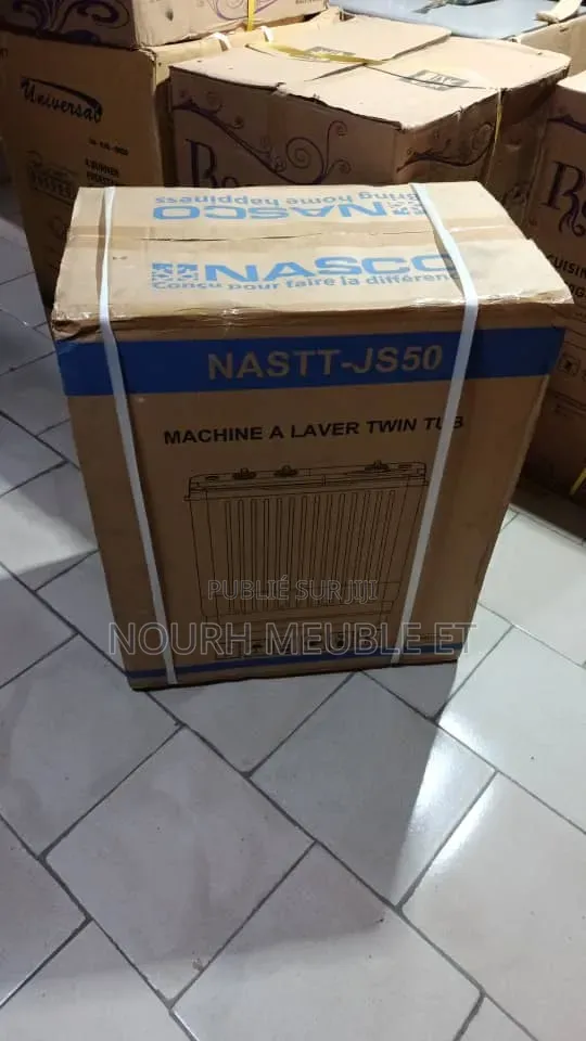 Machine À Laver Semi-Automatique NASCO 5KG – Neuve