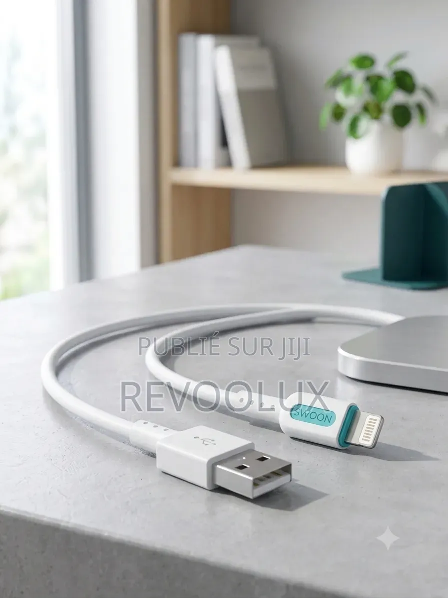 ⚡ Câble USB iPhone Bwoo Bo-X235l – Chargez en Toute Simplicité ! ⚡