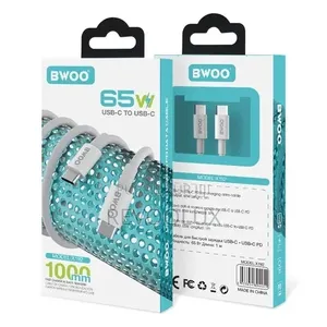⚡ Câble USB-C Vers USB-C Bwoo X192 – Charge & Connexion Fiable ⚡