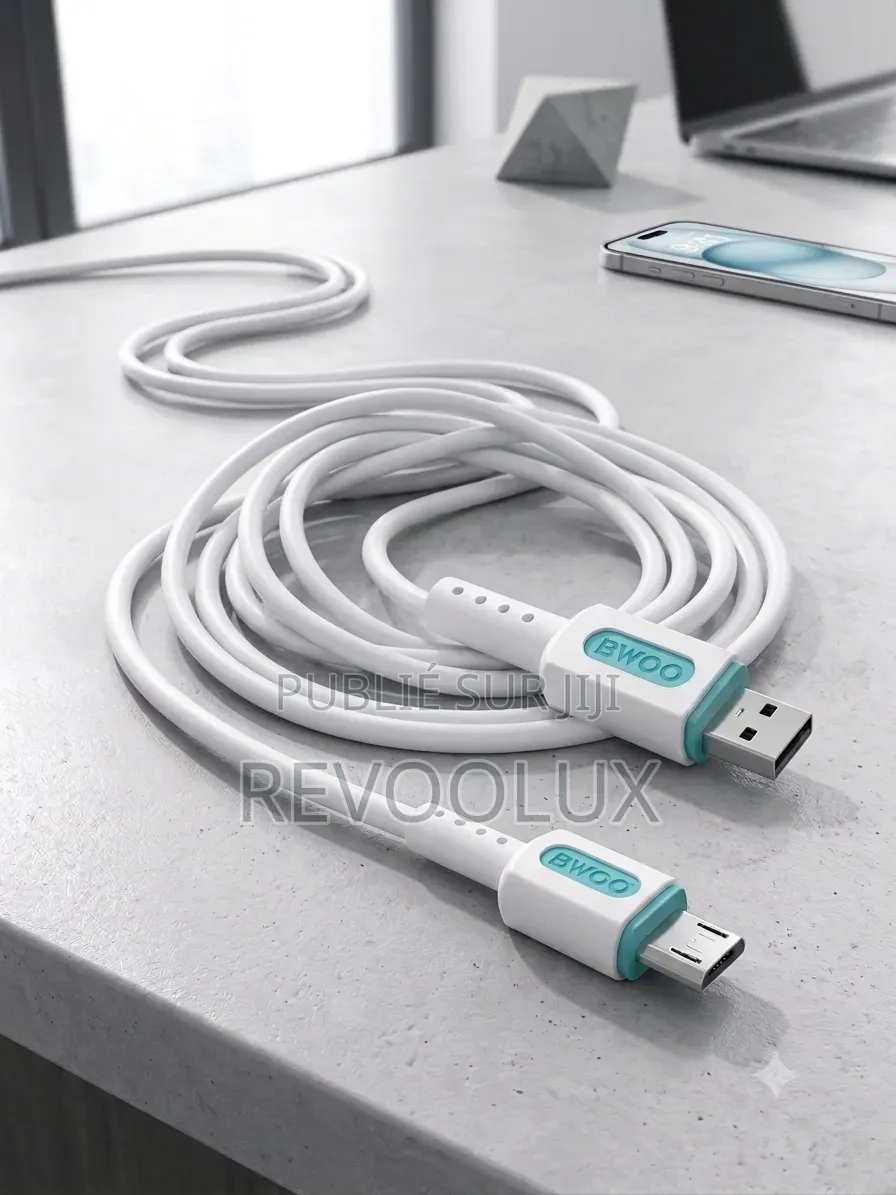 ⚡ Câble USB Micro Bwoo Bo-X235v – Charge & Connexion Au Quotidien ⚡