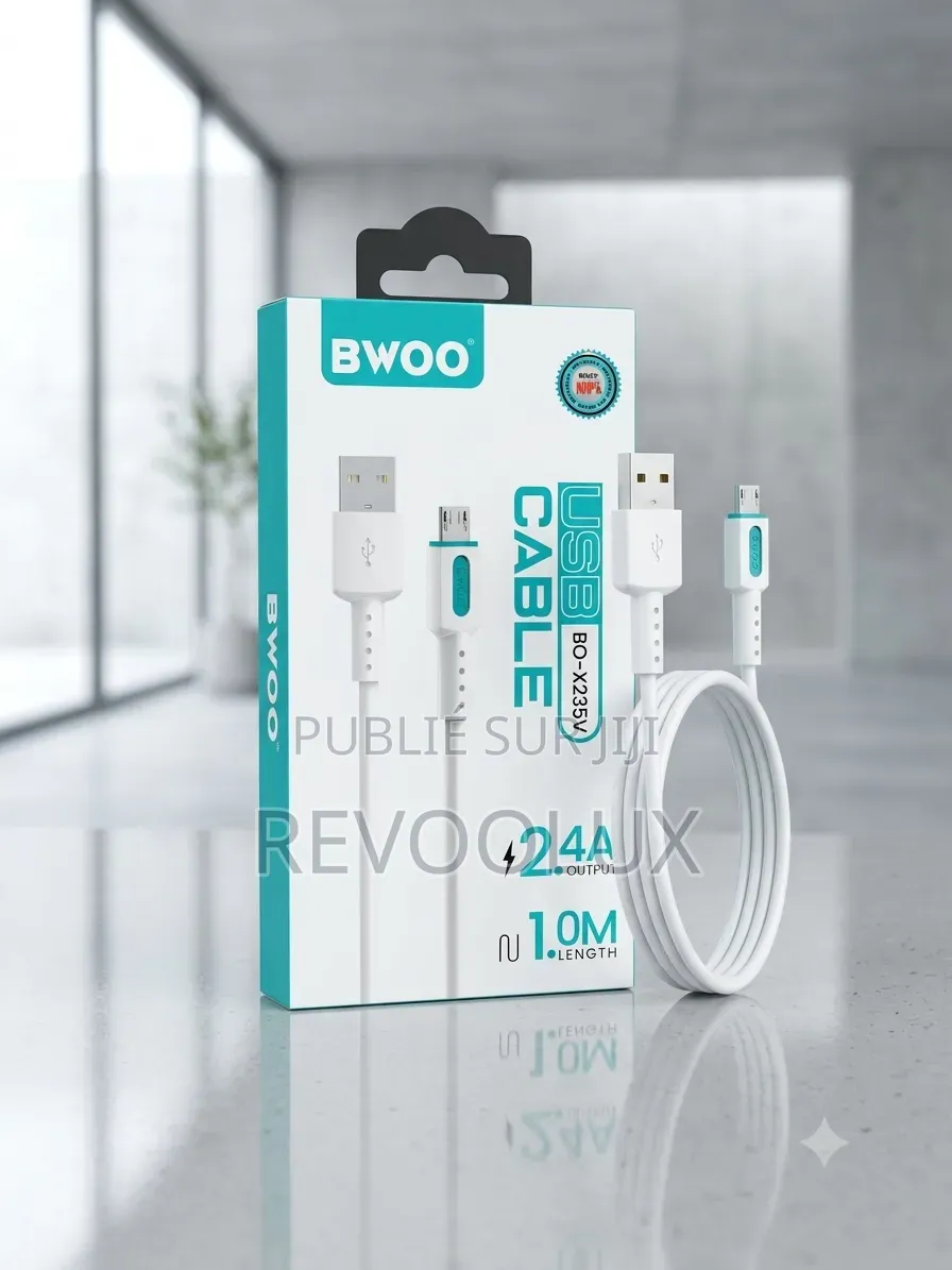 ⚡ Câble USB Micro Bwoo Bo-X235v – Charge & Connexion Au Quotidien ⚡