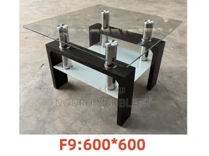 Table Basse Centrale Vitrée - Neuf - Disponible À Abidjan
