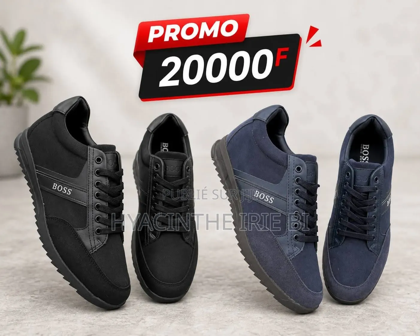 💦❤ Hugo Boss Original Semelle Authentique Original Chaussure