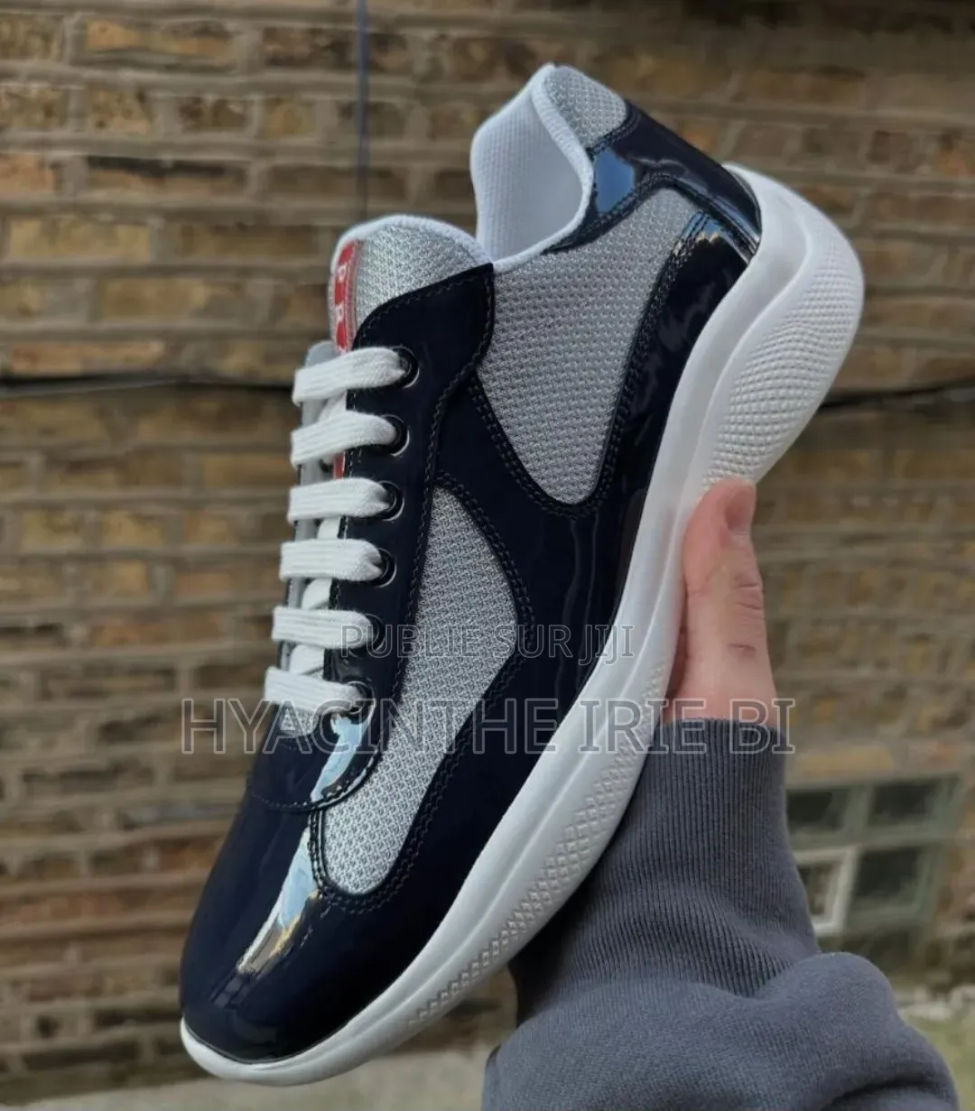 💦❤ Prada Original Semelle Authentique Original Chaussure