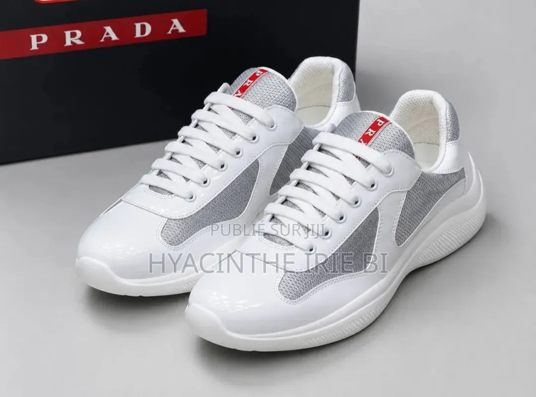 💦❤ Prada Original Semelle Authentique Original Chaussure