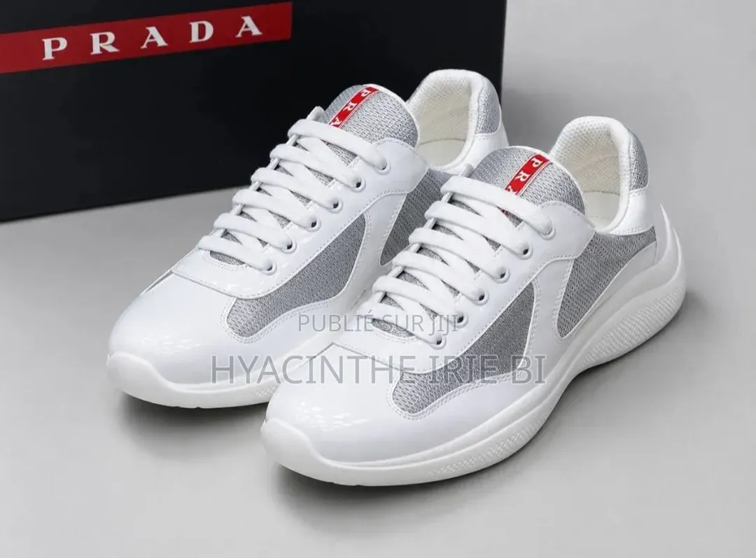 💦❤ Prada Original Semelle Authentique Original Chaussure