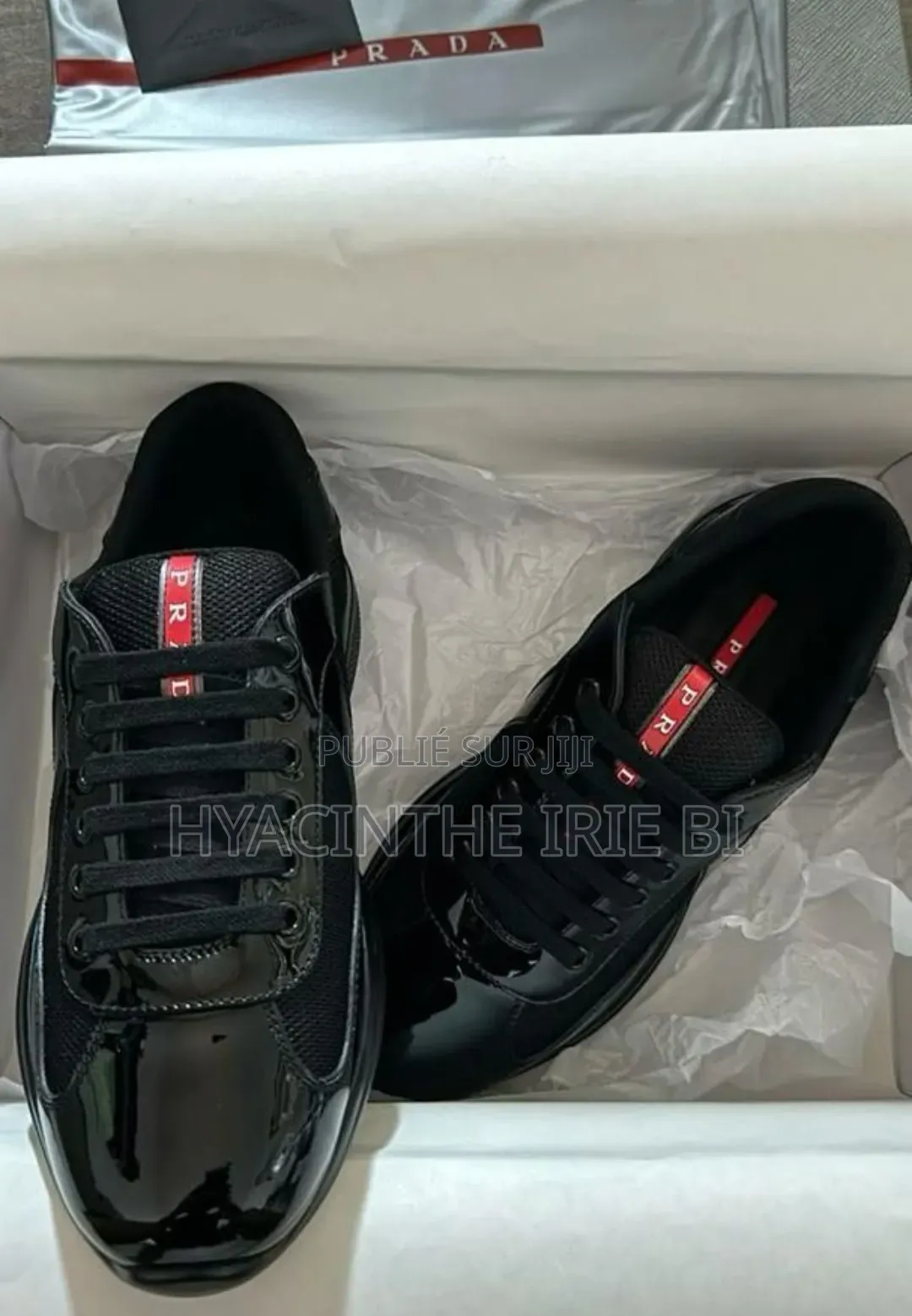 💦❤ Prada Original Semelle Authentique Original Chaussure