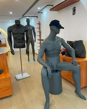 Mannequin Luxe Homme De Couleur Grise (Assis Ou Arrêté)