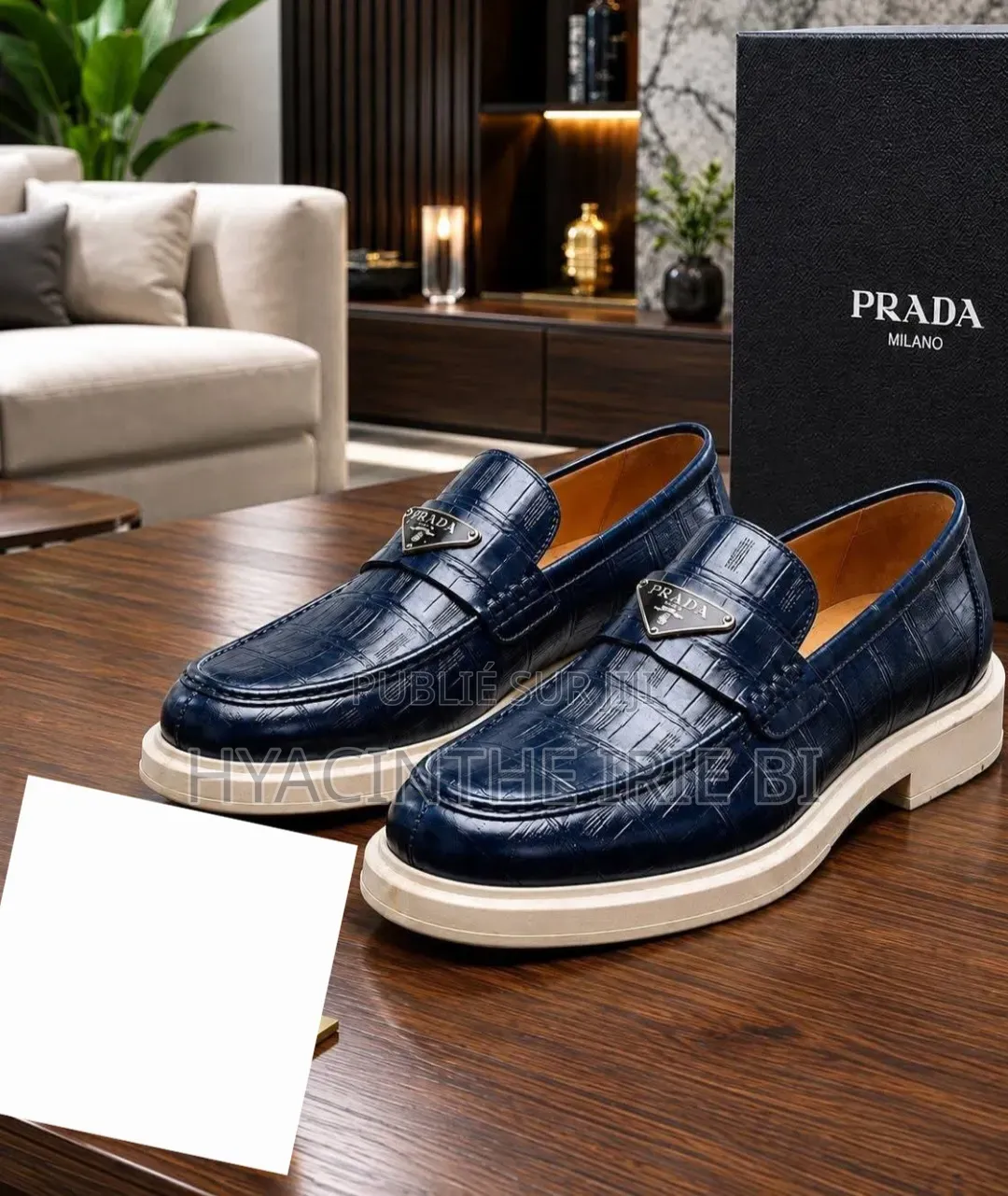 Prada Mocassin Authentique Original Qualite Irréprochable
