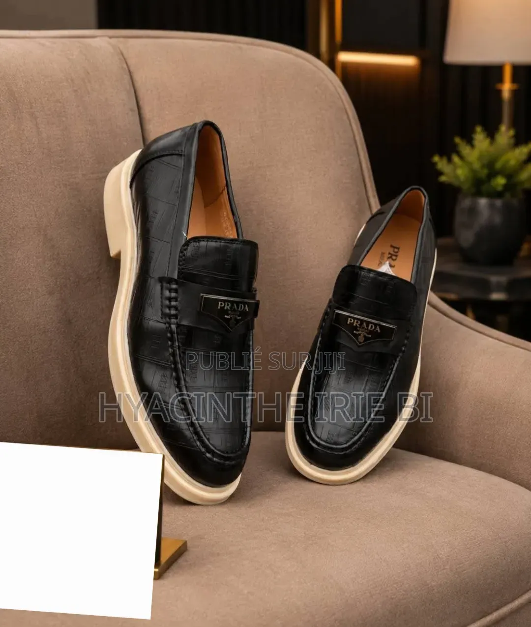 Prada Mocassin Authentique Original Qualite Irréprochable