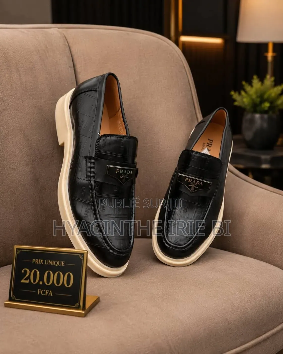 Prada Mocassin Authentique Original Qualite Irréprochable