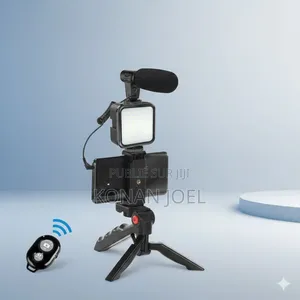 Kit Vlogging 4 en 1 – Micro +  LED + Trépied + Télécommande
💰 Prix