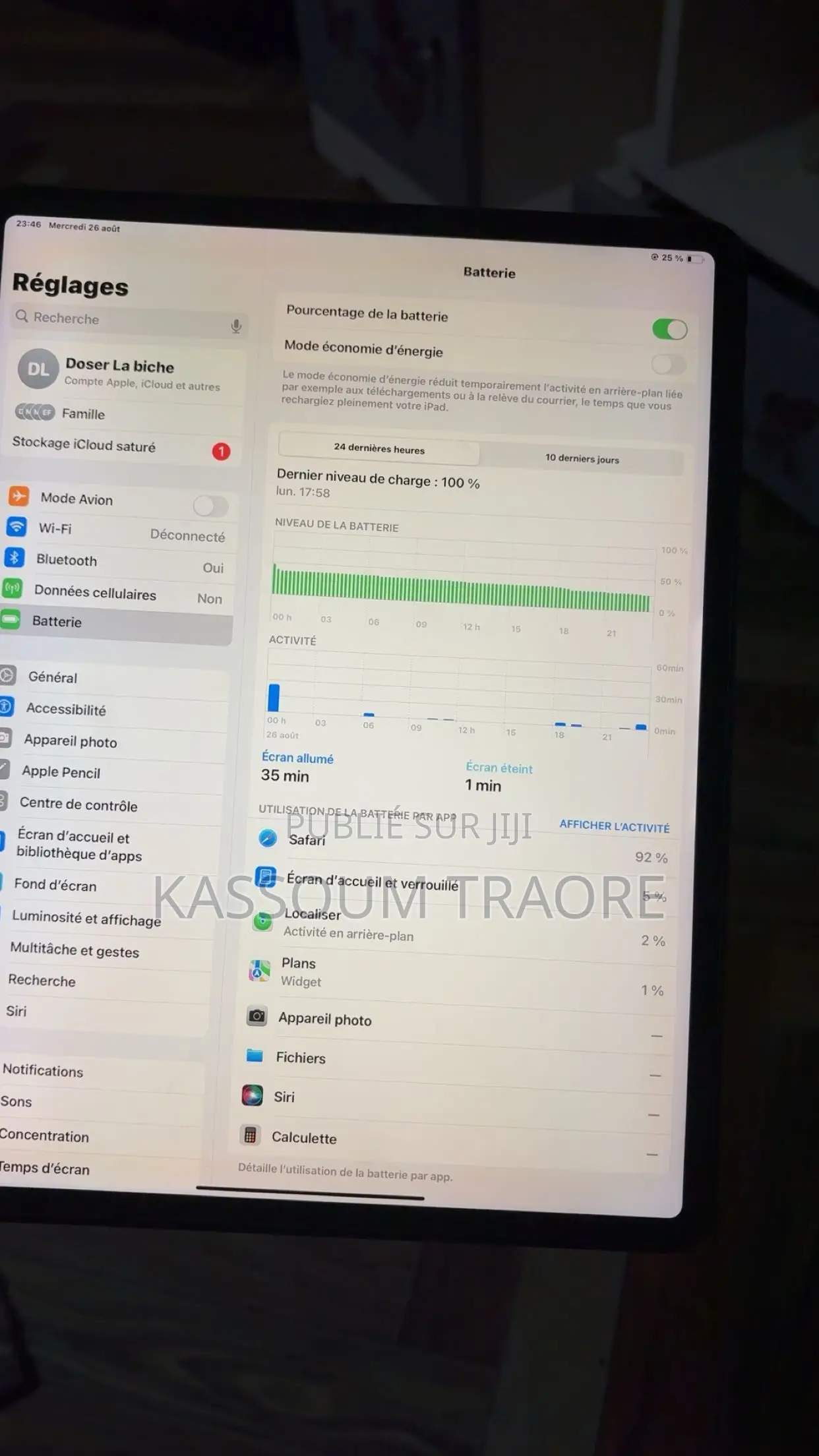 Nouveau Apple iPad Pro 12.9 (2022) 128 GB Gris
