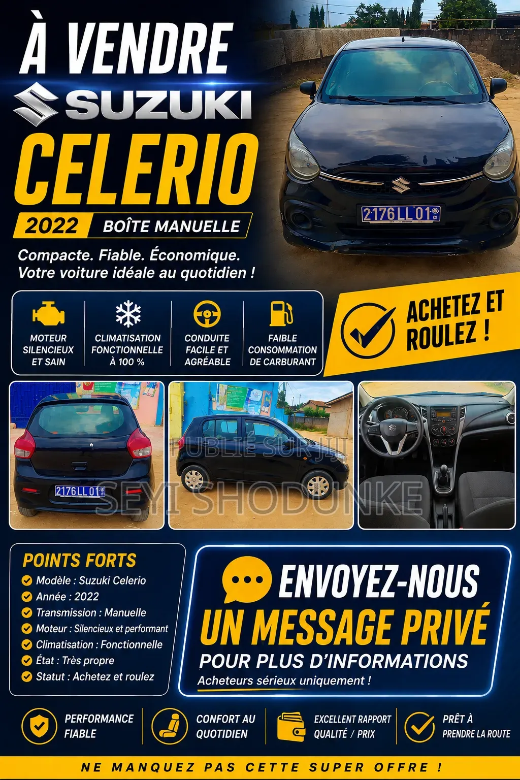 Voiture 2022 Noir