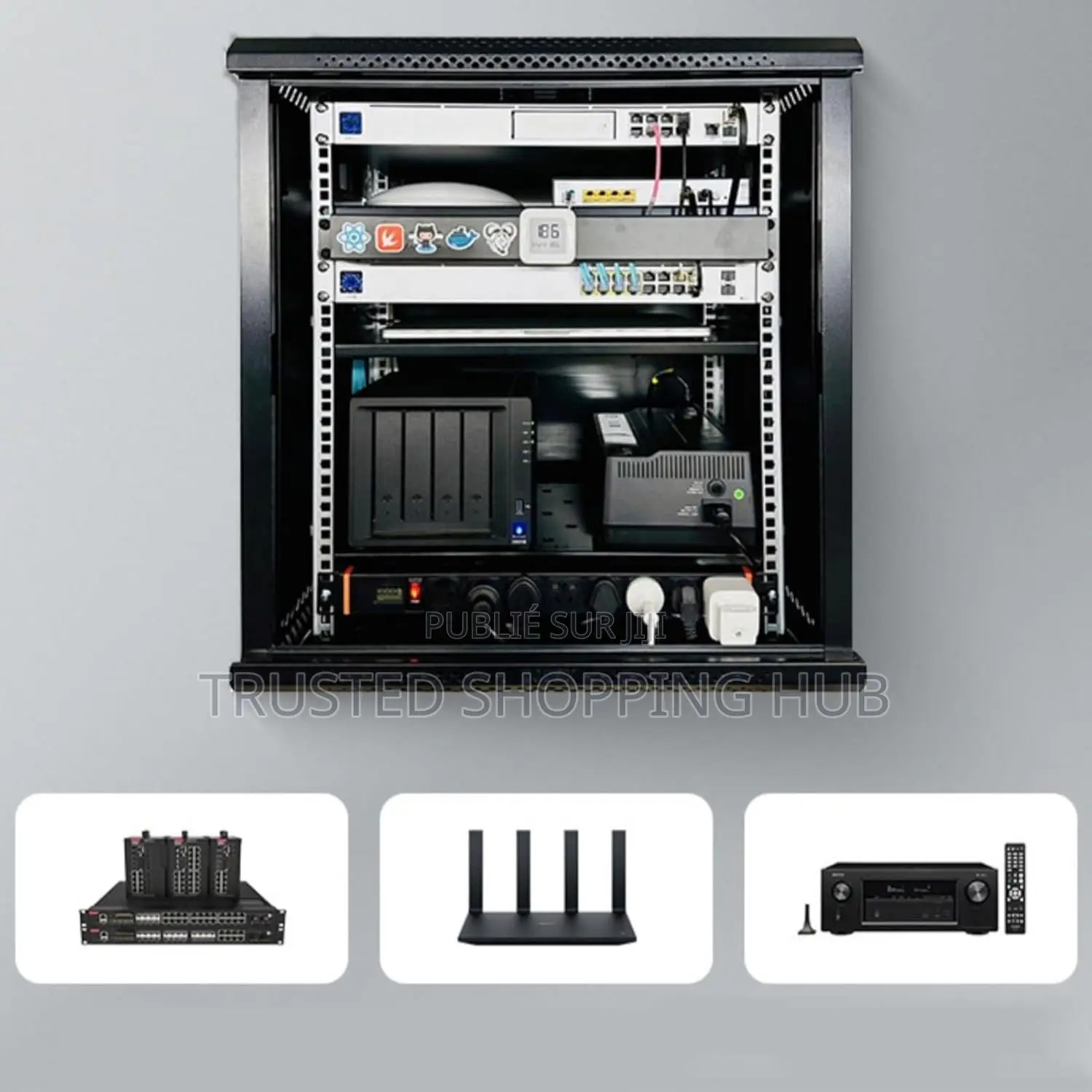 Coffret Armoire Réseau Informatique 4U