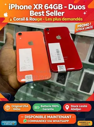Nouveau Apple iPhone XR 64 GB Rouge