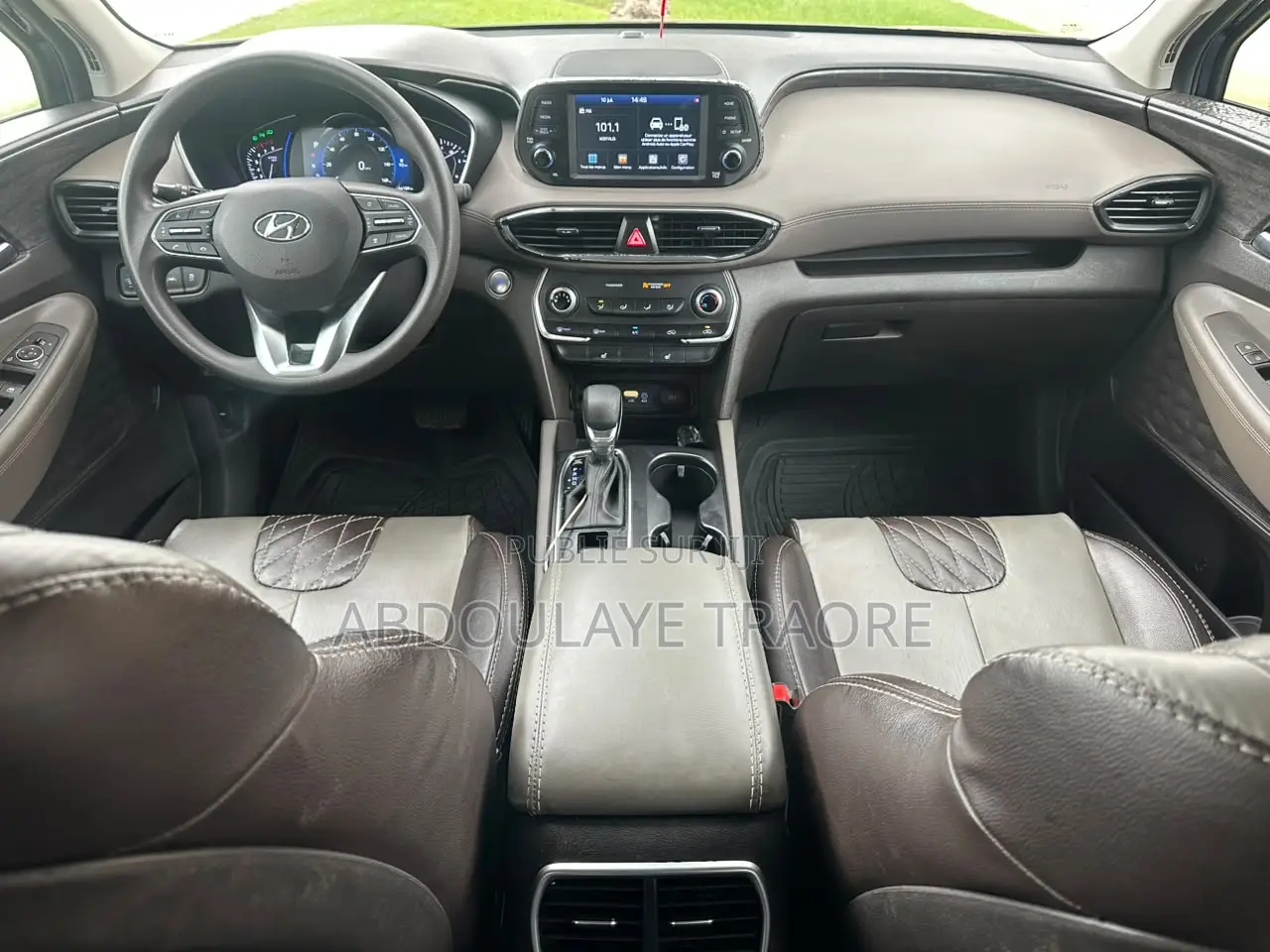 Hyundai Santa Fe Limited 2.0T AWD 2020 Bleu