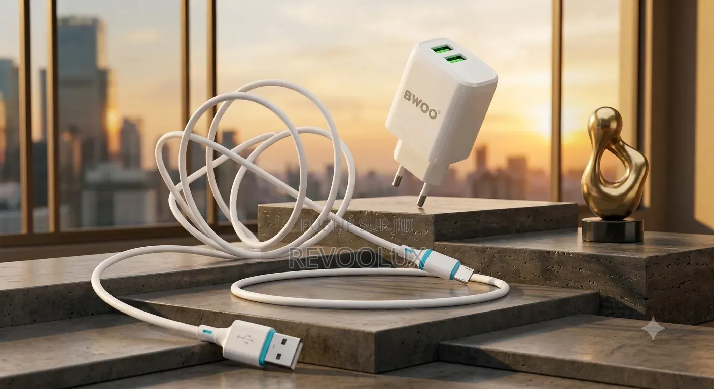 🔋 Chargeur Universel BWOO CDA60V + Câble Micro USB