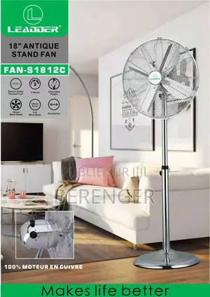 Ventilateur Sur Pied Antique 18" Fan-S1812c