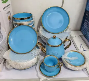 Ensemble De Vaisselle en Céramique 25 Pièces