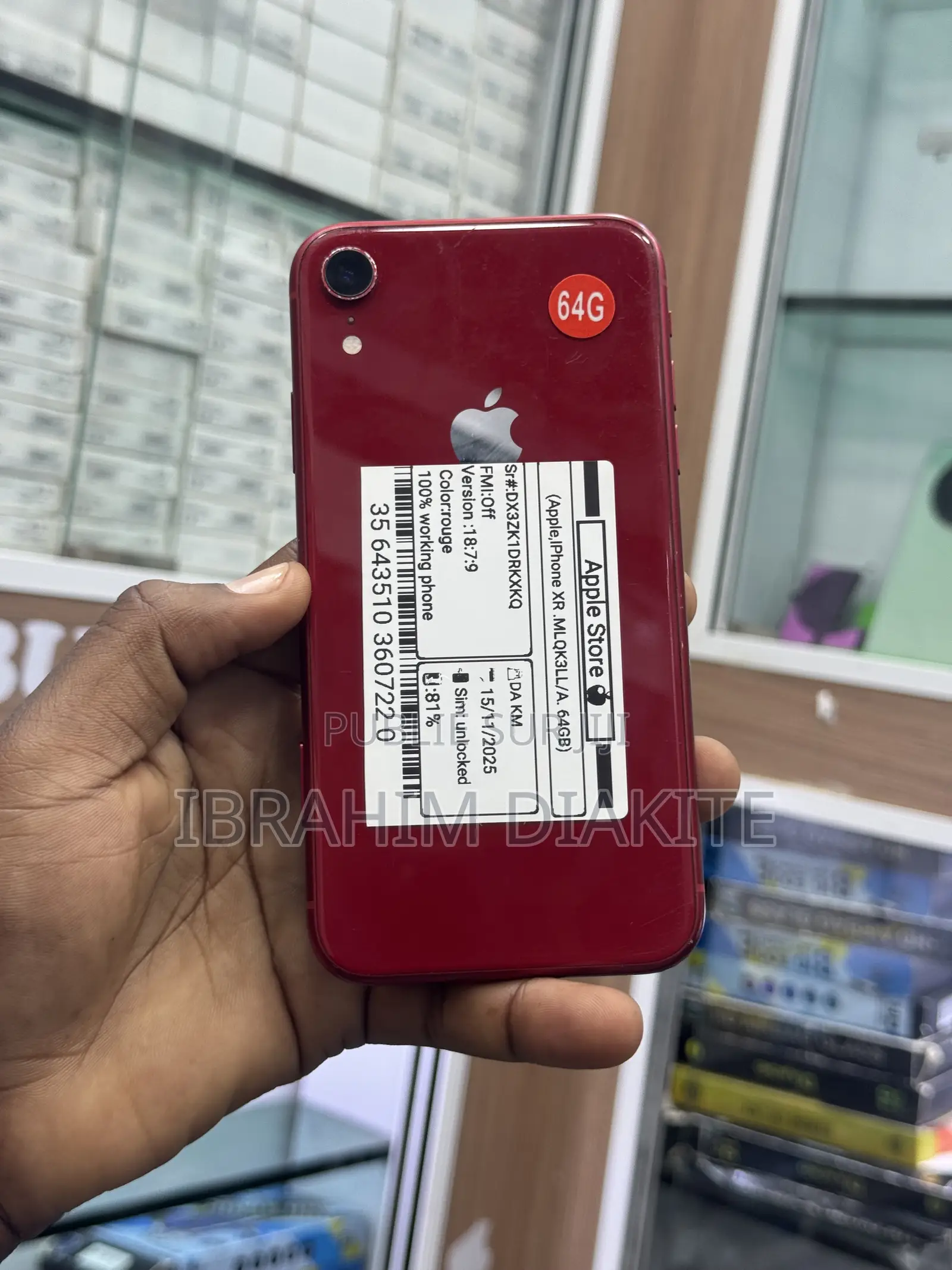 Apple iPhone XR 64 GB Rouge