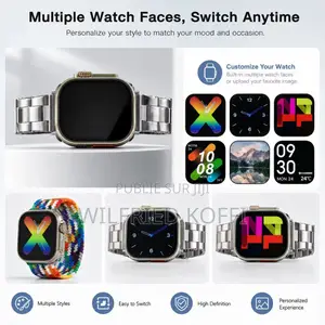 Montre Connectée OKPU D99 Plus – Pack 7+4 Avec Accessoires