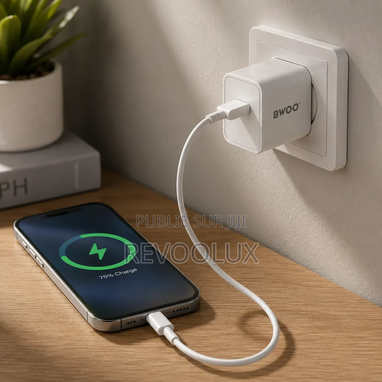 Chargeur USB BWOO BO-CDA129 – Charge Rapide & Fiable