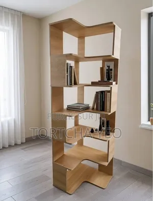 🌊 Étagère Design Vague – Bois Naturel | Pièce Déco Unique