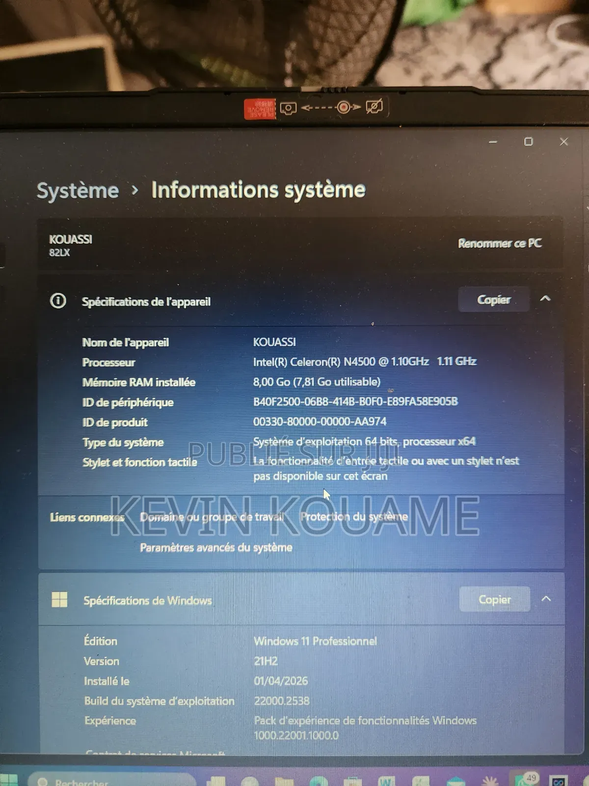 Nouveau Lenovo IdeaPad S300 12GB Intel Core i5 SSD 250GB