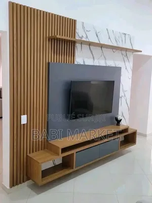 Meuble TV Mural Moderne & Élégant