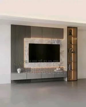 Meuble TV Mural Moderne & Élégant