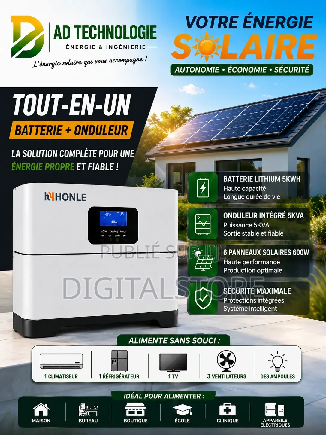 Énergie Solaire 5kwa