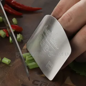 Protège-Doigts De Cuisine en Acier