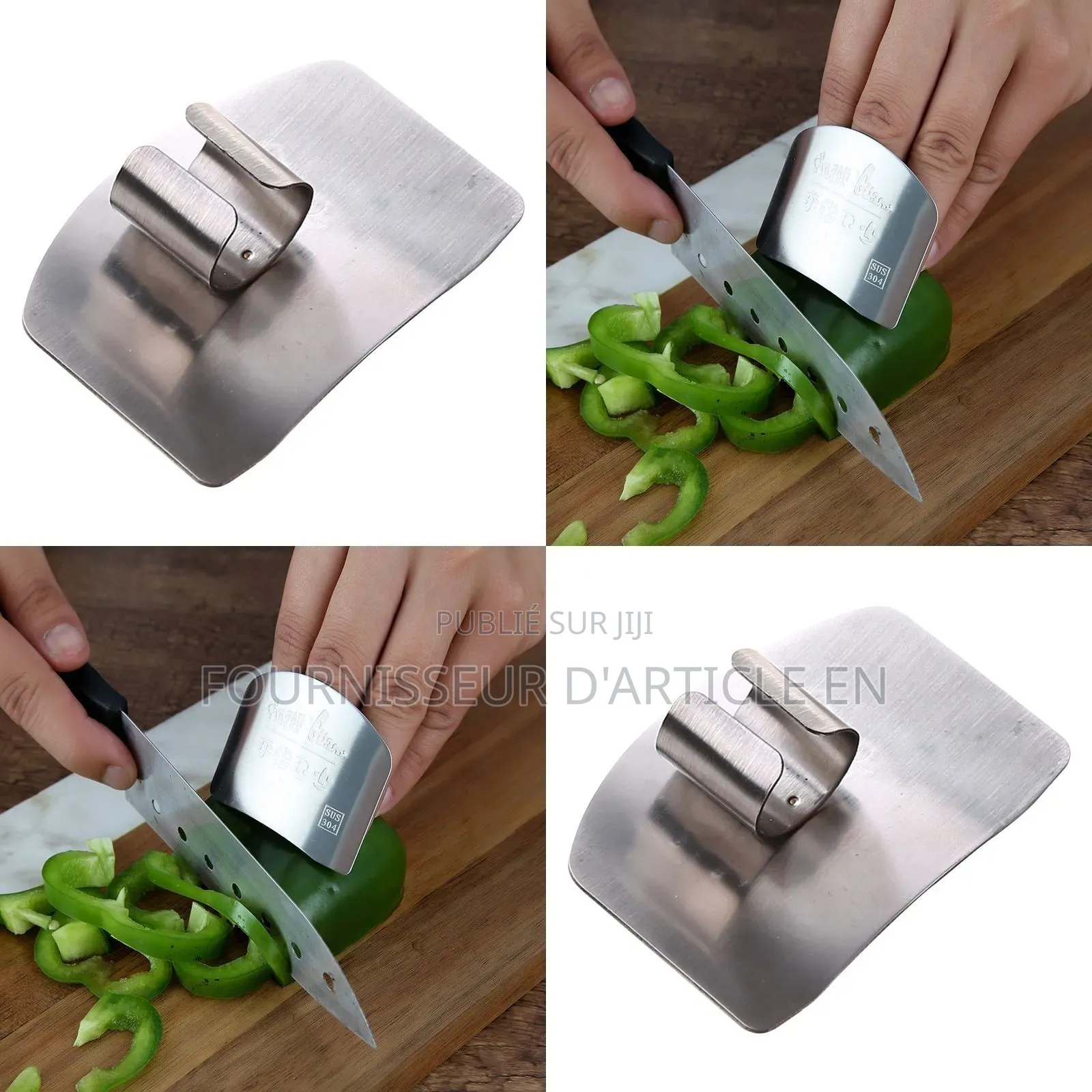 Protège-Doigts De Cuisine en Acier