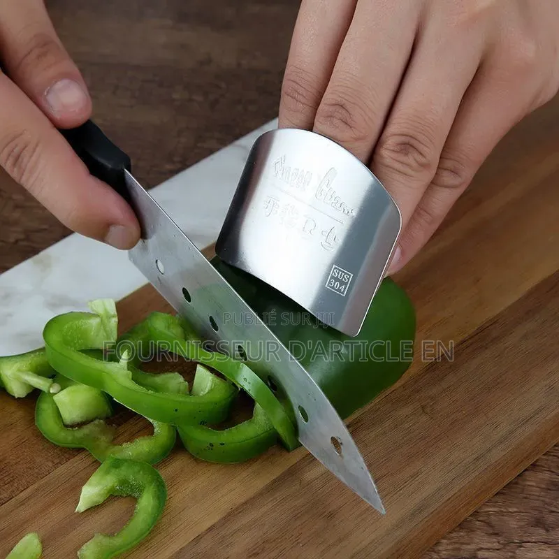 Protège-Doigts De Cuisine en Acier