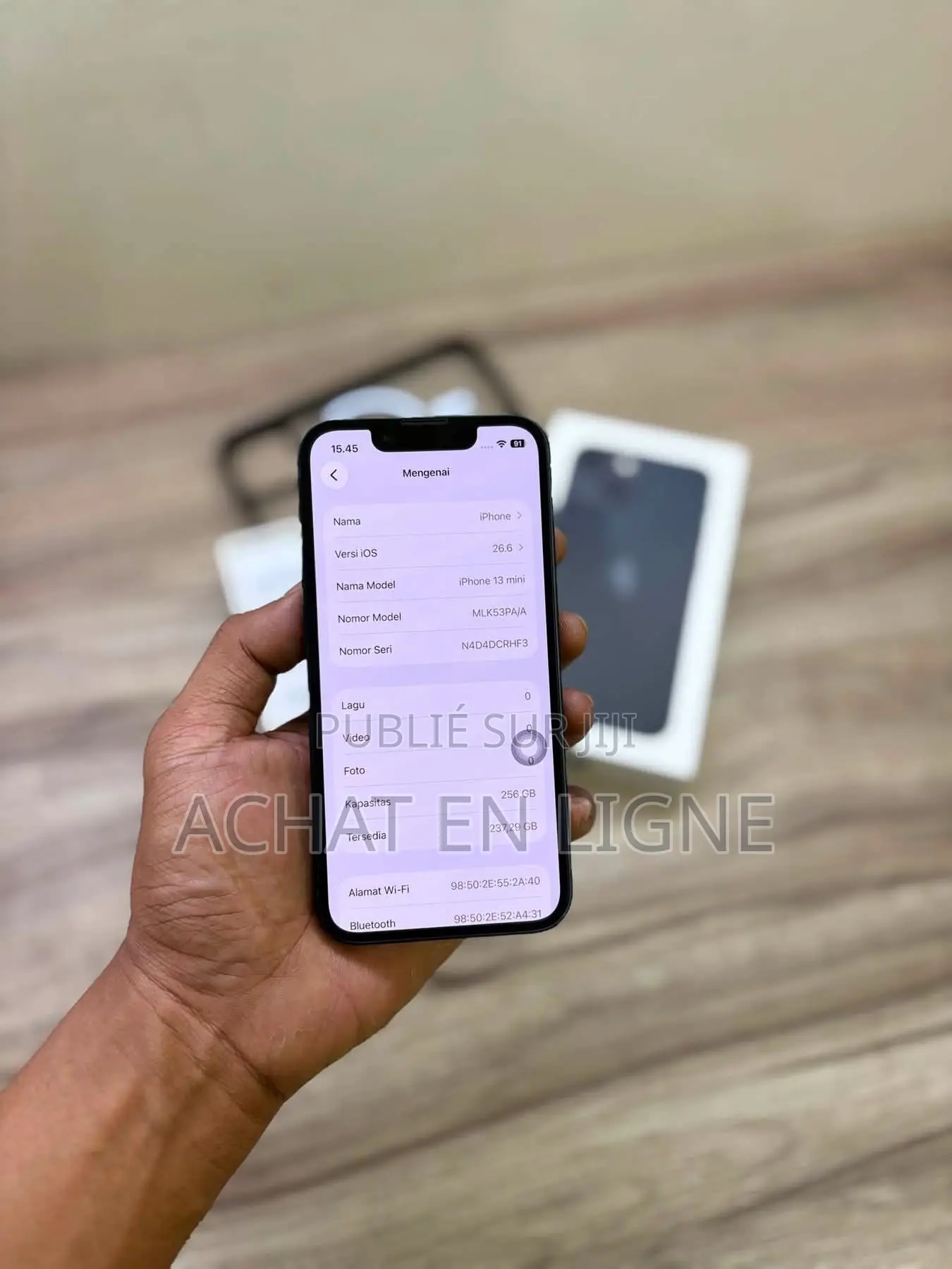 Nouveau Apple iPhone 13 Mini 512 GB Noir