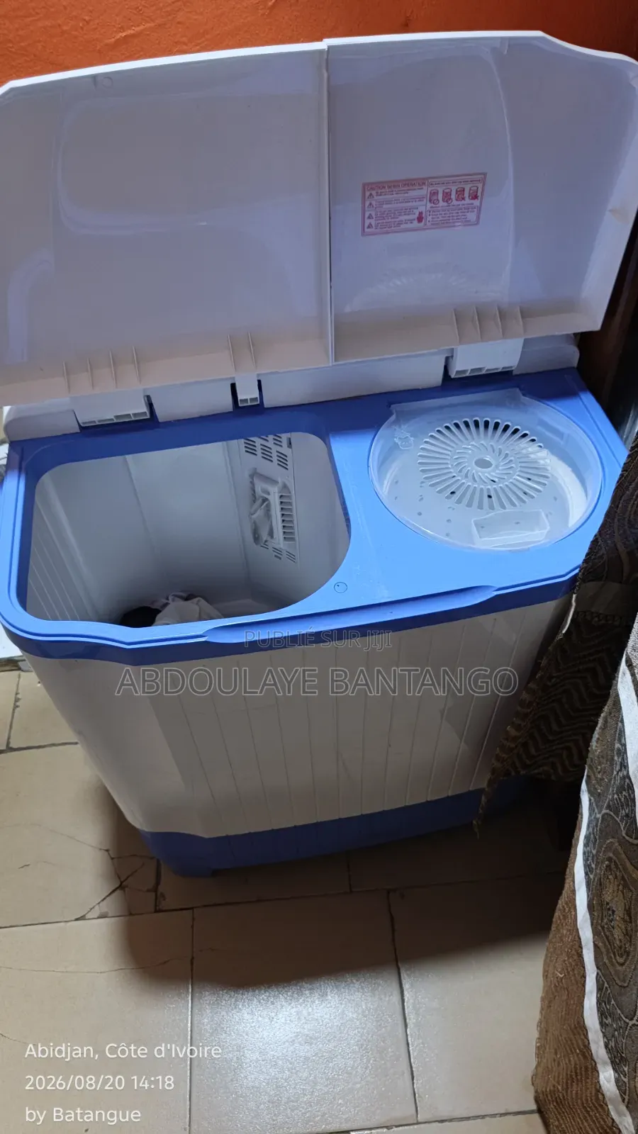 Machine À Laver Semi Automatique Nasco 6kg