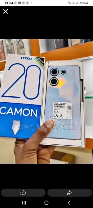 Nouveau Tecno Camon 30 256 GB Noir